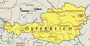 Map of Austria