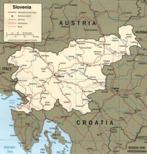 Administrative Map of Slovenia