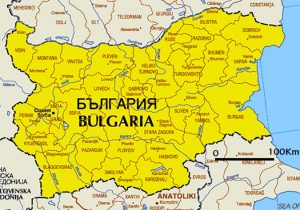 Map of administrative divisions of Bulgaria