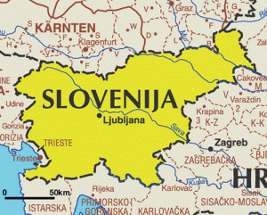 Map of Slovenia