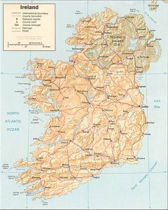 Map of Ireland