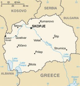 Map of Macedonia