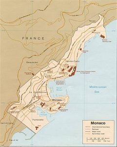 Map of Monaco