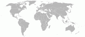 mappa vuota del mondo