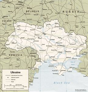 Political Map of Ukraine