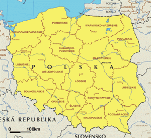 General Map of Poland