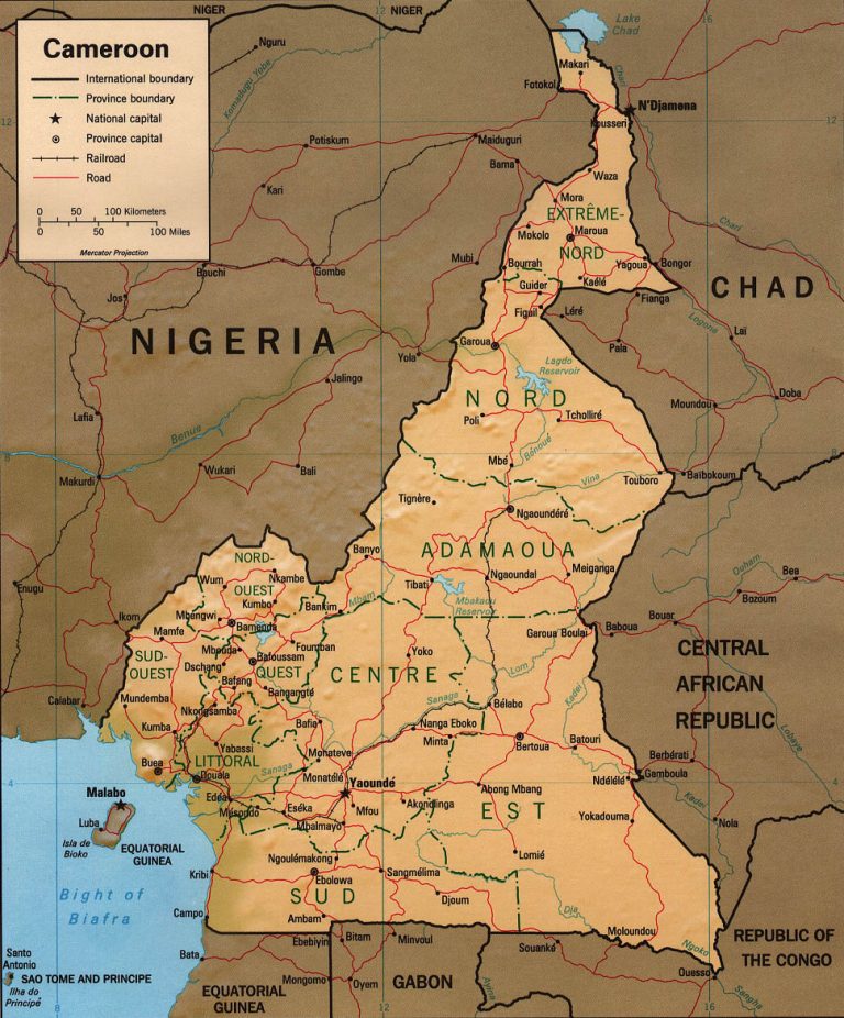Cartes du Cameroun